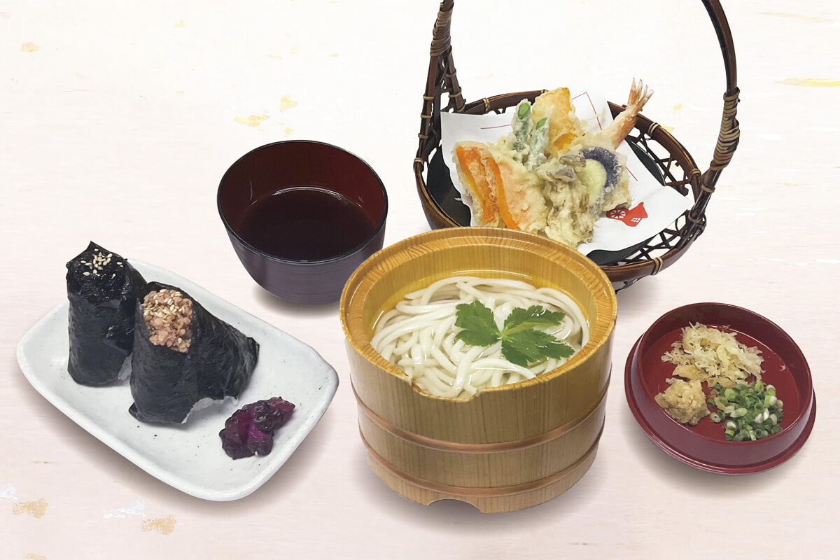 かまあげうどんせっと